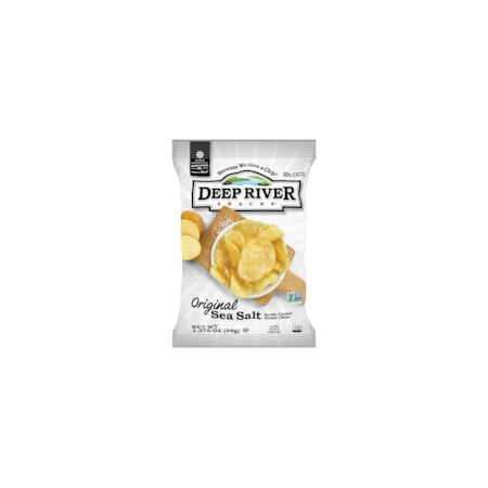 Deep River Snacks Kettle Potato Chip Original Sea Salt 1.375 oz., PK48 10017